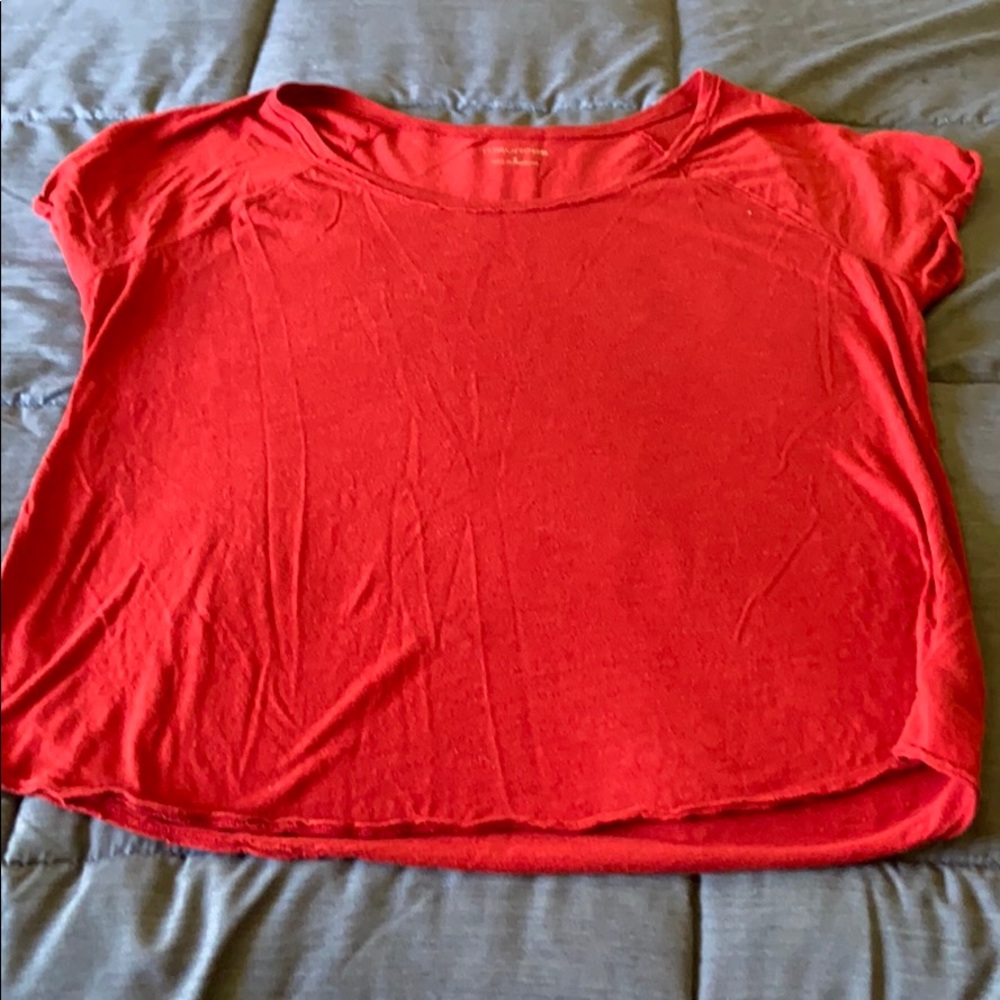 Maurice's Women's Red T shirt Lg